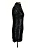 Haney Metallic Black Cocktail Dress Size 0 - photo 4