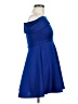 Cameo Solid Blue Cocktail Dress Size M - photo 4
