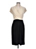 Coldwater Creek Solid Ivory Cocktail Dress Size 10 - photo 1