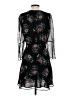 Zara Basic Floral Black Cocktail Dress Size S - photo 2