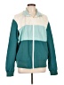 Zara Color Block Teal Track Jacket Size L - photo 1
