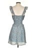 Altar'd State 100% Polyester Paisley Blue Casual Dress Size XS - photo 2