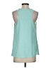 Last Tango 100% Polyester Teal Sleeveless Blouse Size S - photo 2