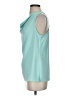 Last Tango 100% Polyester Teal Sleeveless Blouse Size S - photo 5