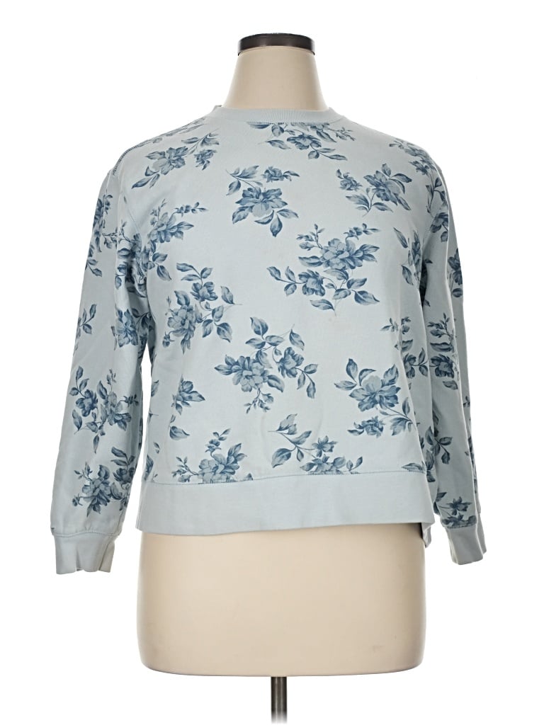 Pre-owned Classic Elements Pullover Sweater In Blue