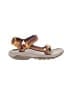 Teva Orange Sandals Size 7 - photo 1