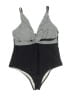 Unbranded Houndstooth Black One Piece Swimsuit Size L - photo 1