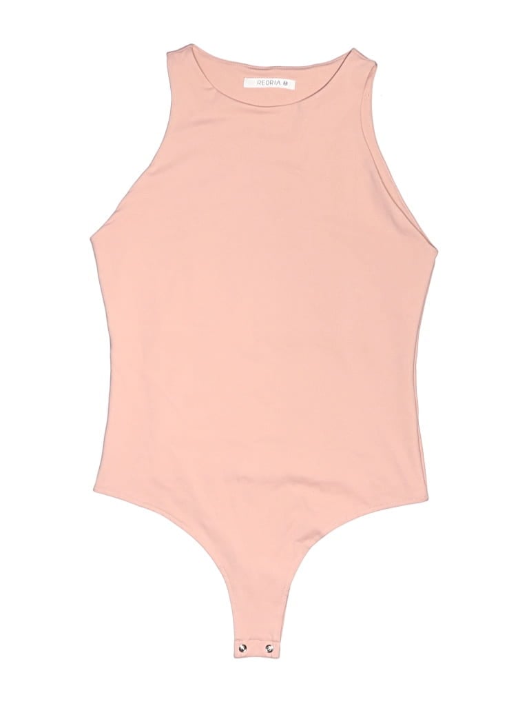 Pre-owned Reoria Bodysuit In Pink