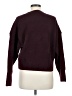 Zara Hearts Burgundy Pullover Sweater Size M - photo 2