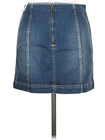 Jolt Denim Skirt (view 2)