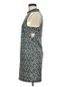 Topshop Chevron-herringbone Gray Casual Dress Size 6 - photo 5