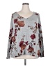 Maurices Gray Long Sleeve Blouse Size 24 (3) - photo 1