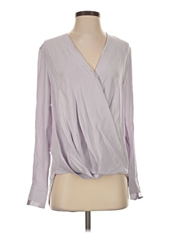 Rag & Bone Long Sleeve Silk Top (view 1)