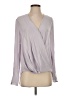 Rag & Bone 100% Silk Gray Long Sleeve Silk Top Size S - photo 1