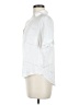 Olivaceous White Short Sleeve Blouse Size M - photo 5