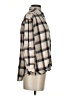 Love Notes 100% Cotton Plaid Gray 3/4 Sleeve Blouse Size S - photo 4