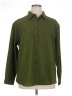 Krazy Kat Solid Green Long Sleeve Blouse Size 1X - photo 1
