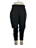 Adidas 100% Polyester Solid Black Active Pants Size 1X - photo 1