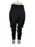 Adidas 100% Polyester Solid Black Active Pants Size 1X - photo 2