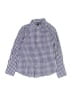Crewcuts Checkered-gingham Blue Long Sleeve Button-Down Shirt Size 8 - photo 1