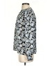 Ann Taylor LOFT Outlet 100% Polyester Floral Blue Long Sleeve Blouse Size XS - photo 5