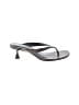 Reformation Gray Heels Size 6 1/2 - photo 1
