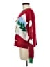 Hooked Up Graphic Red Pullover Sweater Size M - photo 5