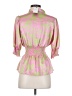 BCBGMAXAZRIA Pink 3/4 Sleeve Blouse Size XS - photo 2