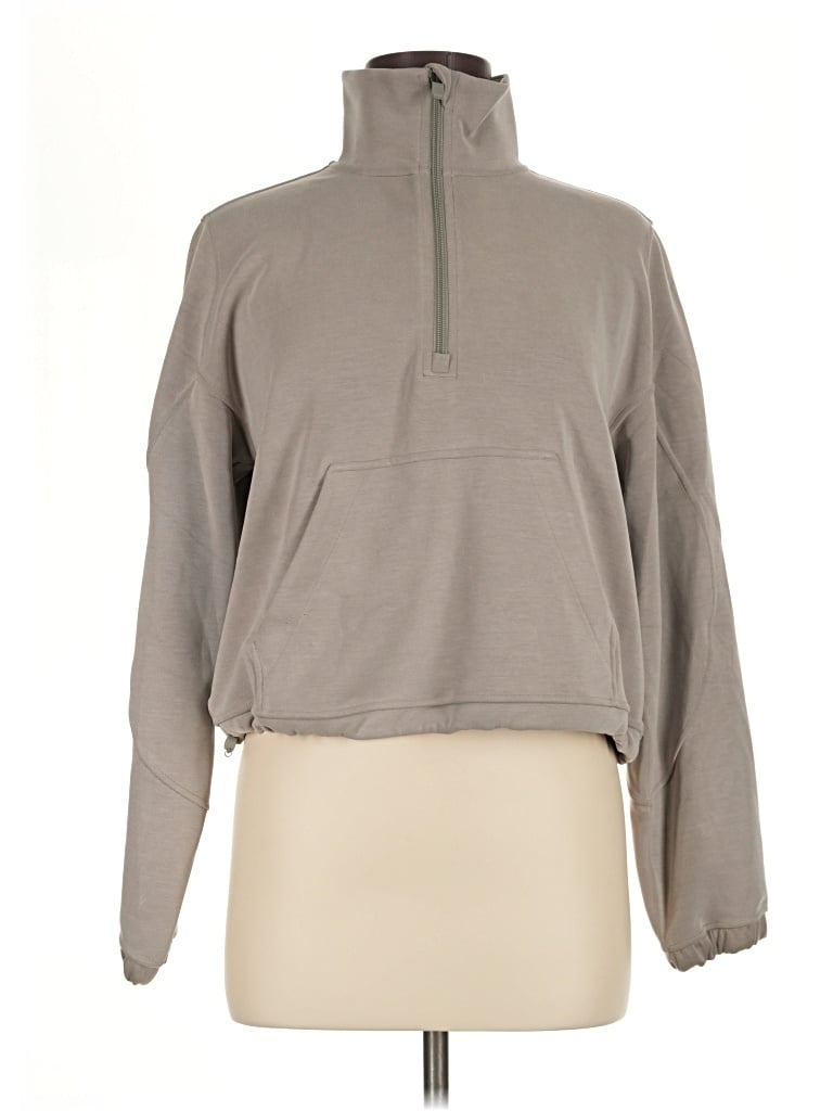 Pre-owned Lululemon Athletica Pullover Sweater In Gray