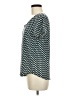 Ann Taylor LOFT Teal Short Sleeve Blouse Size M - photo 5