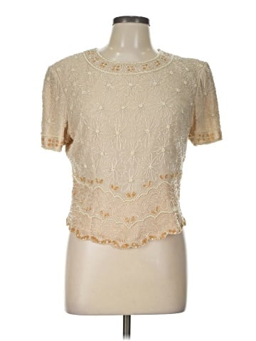 Adrianna Papell Short Sleeve Blouse (view 1)