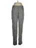 Diane von Furstenberg 100% Rayon Print Silver Casual Pants Size 4 - photo 1