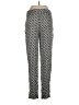 Diane von Furstenberg 100% Rayon Print Silver Casual Pants Size 4 - photo 2