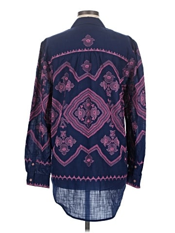 By Anthropologie Long Sleeve Button-Down Shirt (view 2)