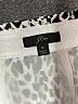 J.Crew 100% Polyester Animal Print Silver Casual Skirt Size 6 - photo 4
