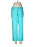 Jag Solid Teal Casual Pants Size 8 - photo 1