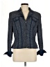 Escada Chevron-herringbone Blue Jacket Size EU 40 / US 10 - photo 1
