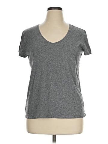 Ann Taylor Factory Short Sleeve T-Shirt (view 1)