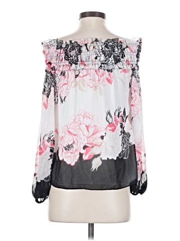 White House Black Market Long Sleeve Blouse (view 2)