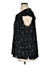 Papermoon 100% Polyester Stars Black Sleeveless Blouse Size 1X - photo 5