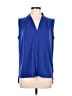 Tahari Blue Sleeveless Blouse Size M - photo 1