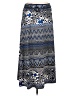 Robert Louis Print Blue Casual Skirt Size XL - photo 1