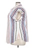 Cure Stripes White Short Sleeve Blouse Size 3X - photo 5