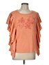 Umgee Orange Short Sleeve Top Size L - photo 1
