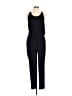 Just Fab Solid Black Jumpsuit Size L - photo 1
