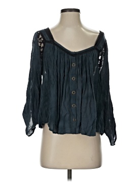Free People 3/4 Sleeve Blouse