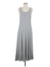 Gap Stripes Gray Casual Dress Size M - photo 1