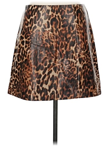 Maeve Faux Leather Skirt (view 1)