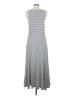Gap Stripes Gray Casual Dress Size M - photo 2