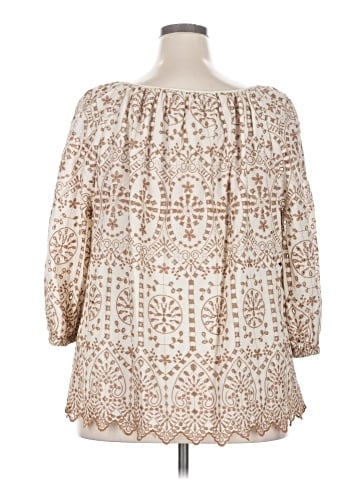Lauren by Ralph Lauren 3/4 Sleeve Blouse (view 2)